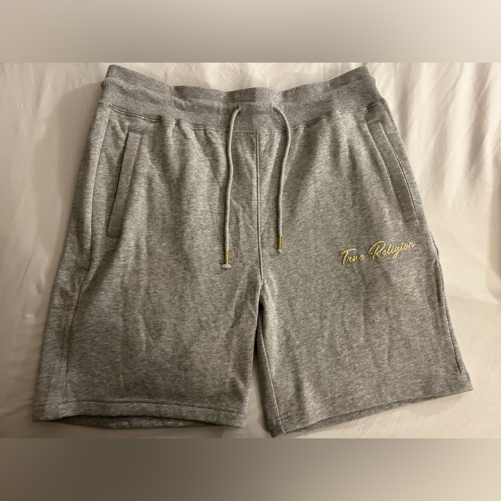 True Religion Grey Sweatshorts (Medium)